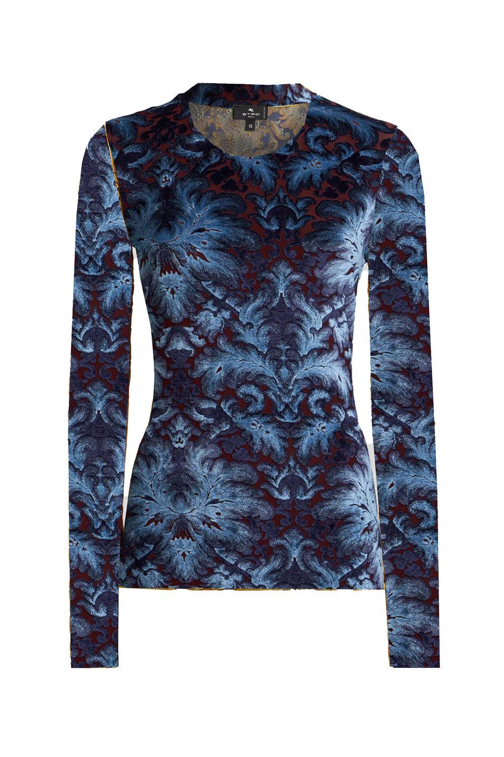 Long Sleeve Printed Top