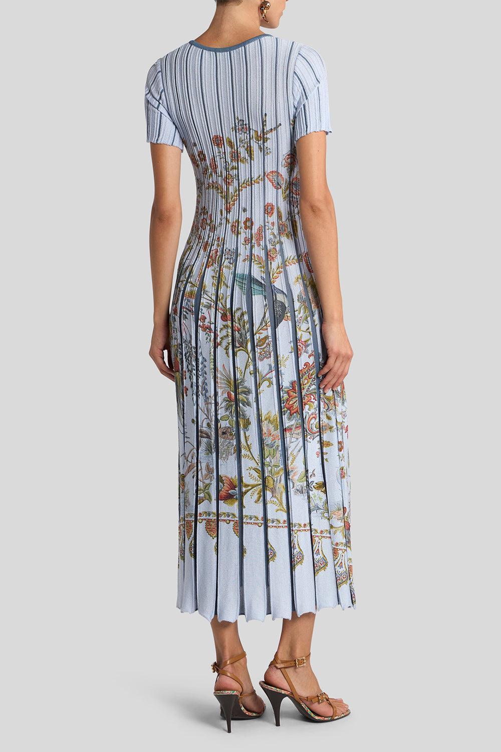 Printed Knit Maxi Dress-MULTIBLU-38-CLOTHINGDRESSCASUAL-ETRO