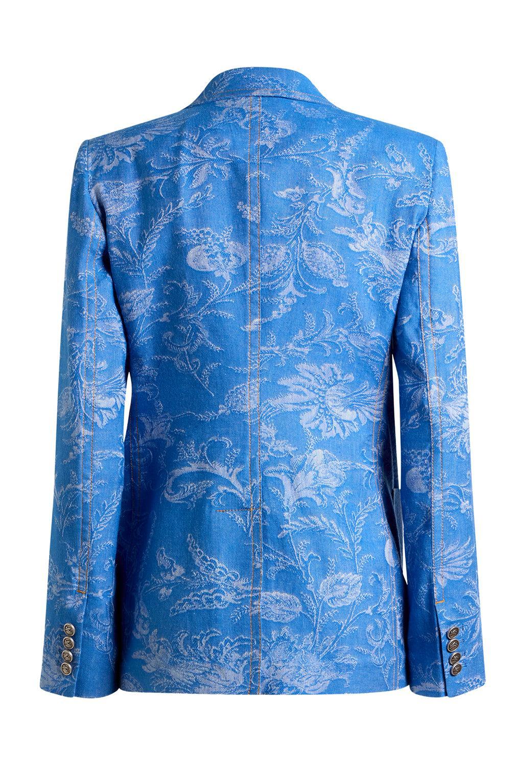 Fitted Denim Jacket-DENIM-40-CLOTHINGJACKETBLAZERS-ETRO