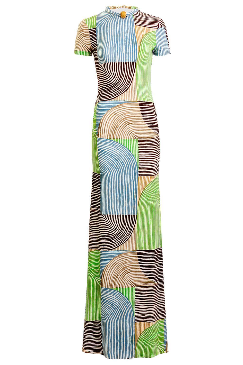 Yara Dress-GREEN-XS-CLOTHINGDRESSCASUAL-SILVIA TCHERASSI