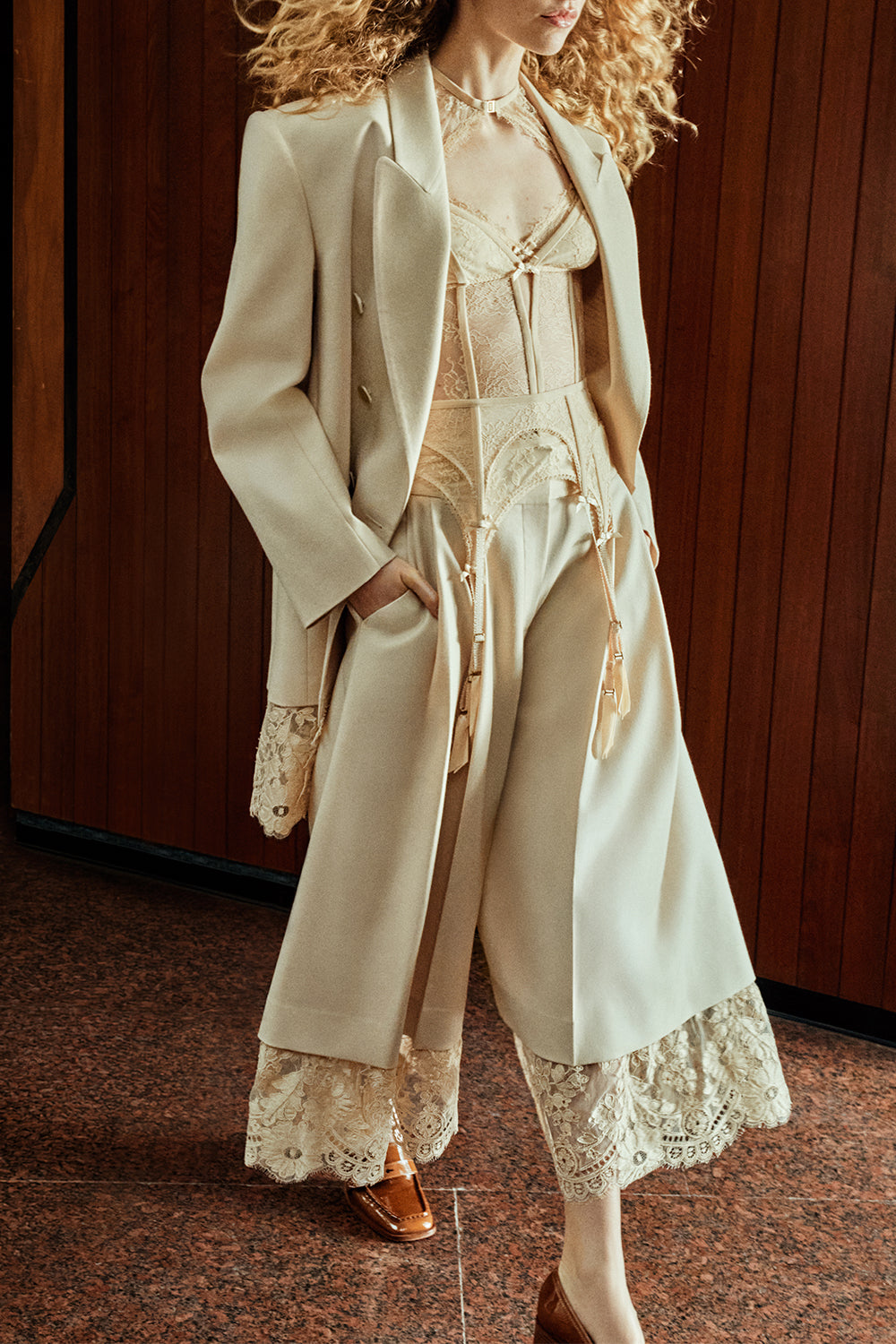 Valiant Lace Culotte Pant