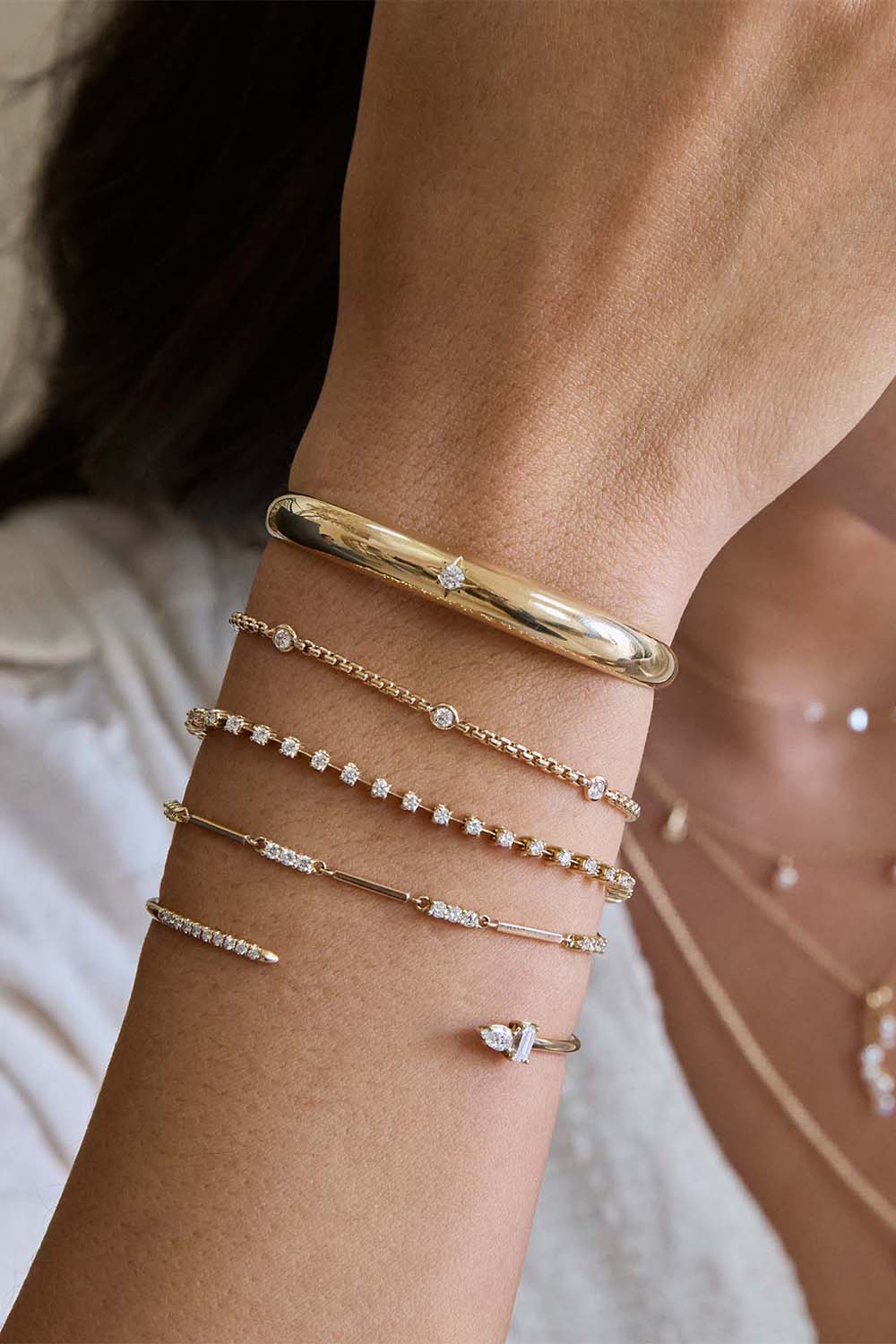 Diamond Dash Tennis Bracelet