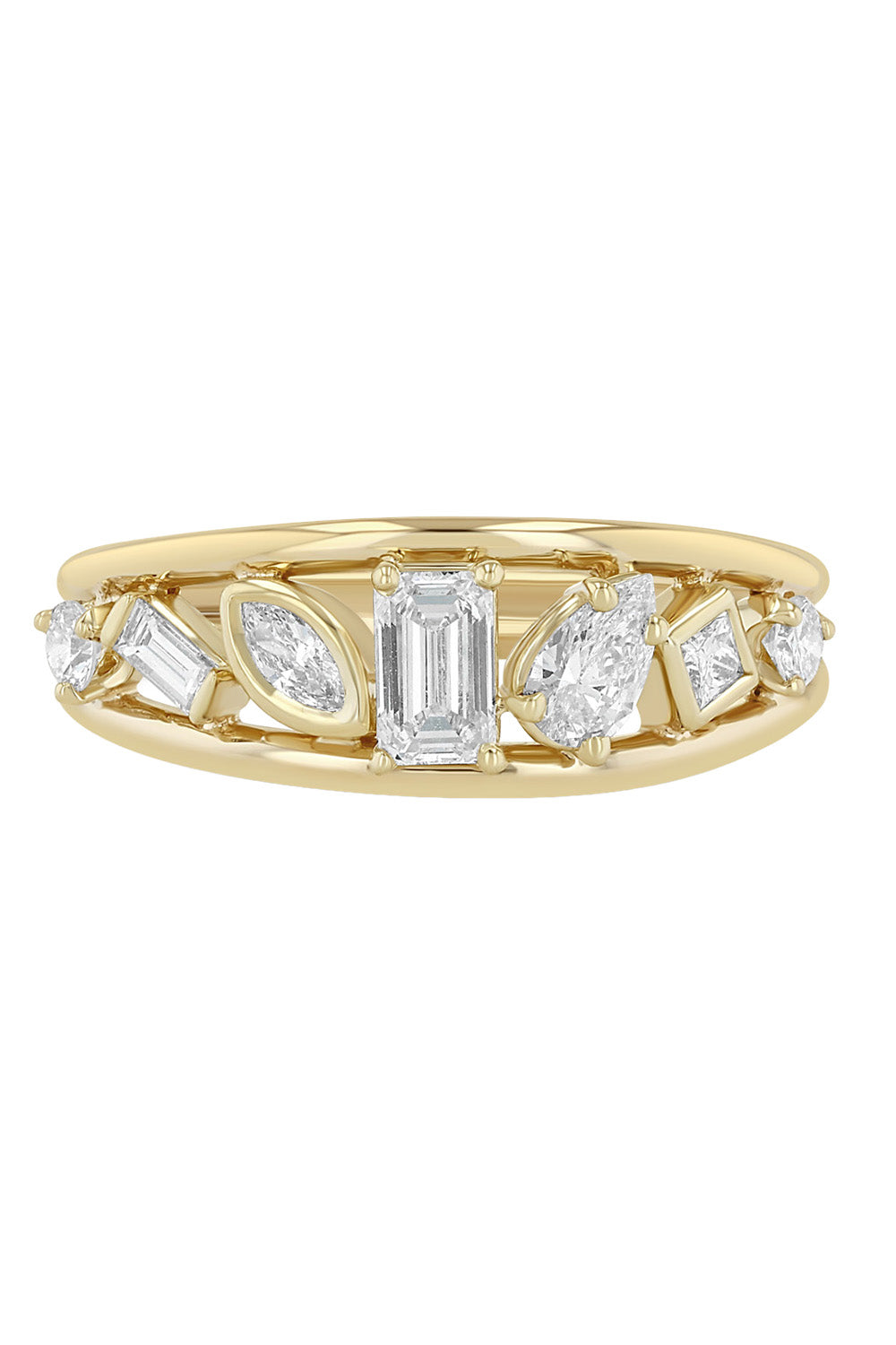Diamond Paris Open Band Ring
