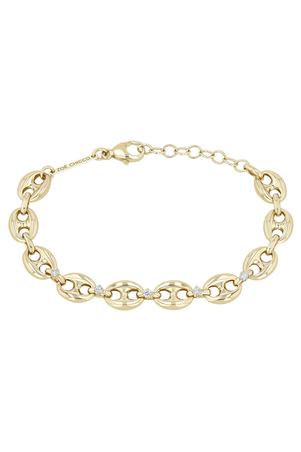 Diamond Mariner Link Bracelet