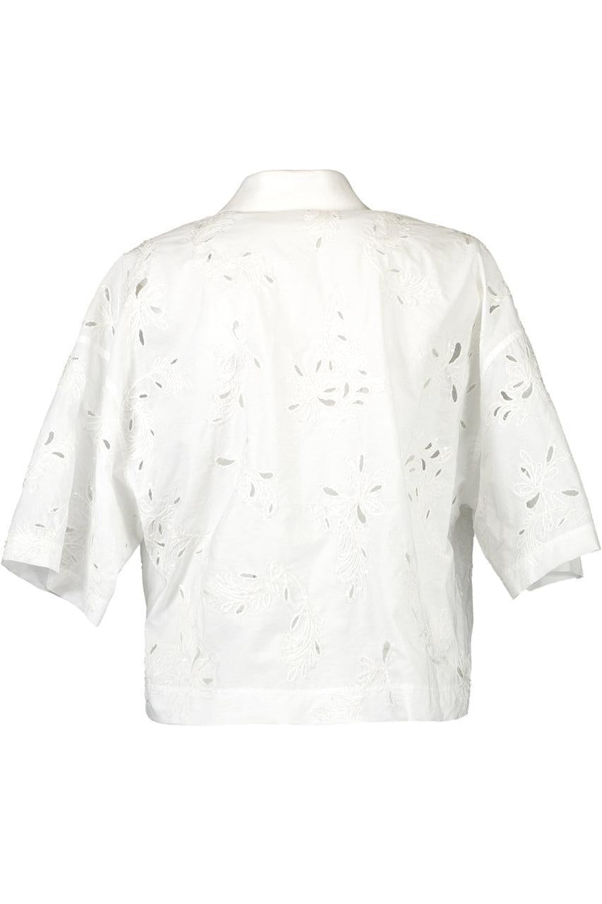 Short Sleeve Pullover-WHITE-XS-CLOTHINGTOPKNITS-BRUNELLO CUCINELLI