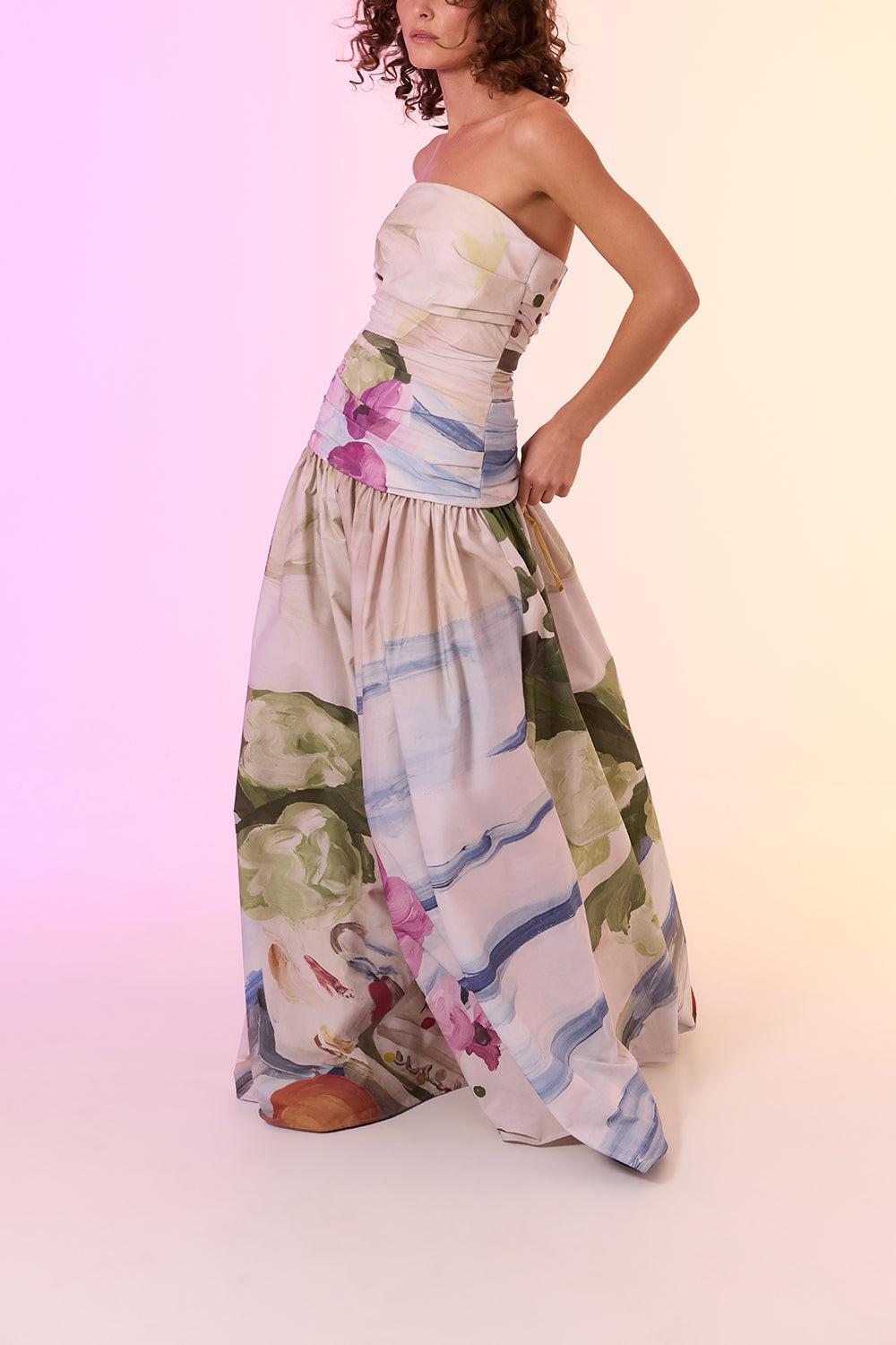 Nershall Maxi Dress-ORANGE AFTERNOON-4-CLOTHINGDRESSCASUAL-ACLER