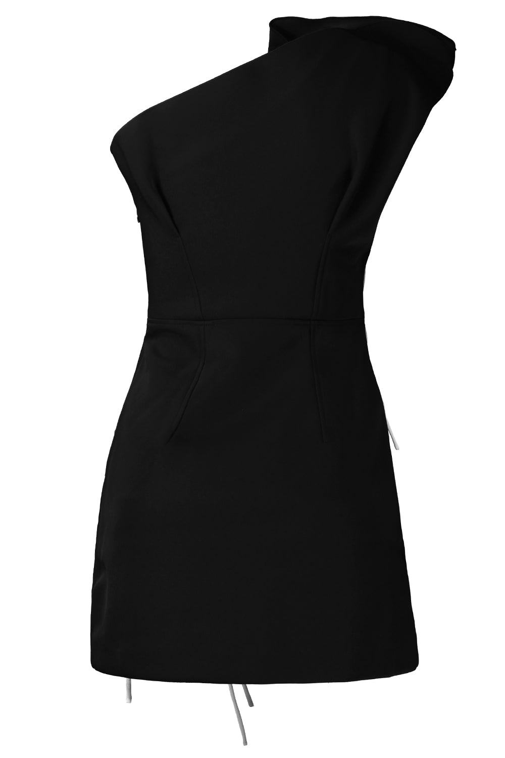 Lugini Mini Dress-BLACK-2-CLOTHINGDRESSCOCKTAIL-ACLER