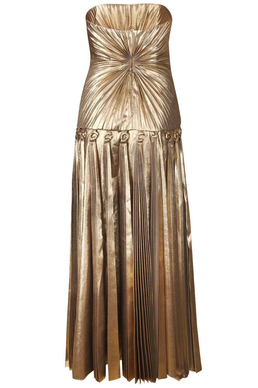 Fintry Maxi Dress-GOLD-2-CLOTHINGDRESSCOCKTAIL-ACLER