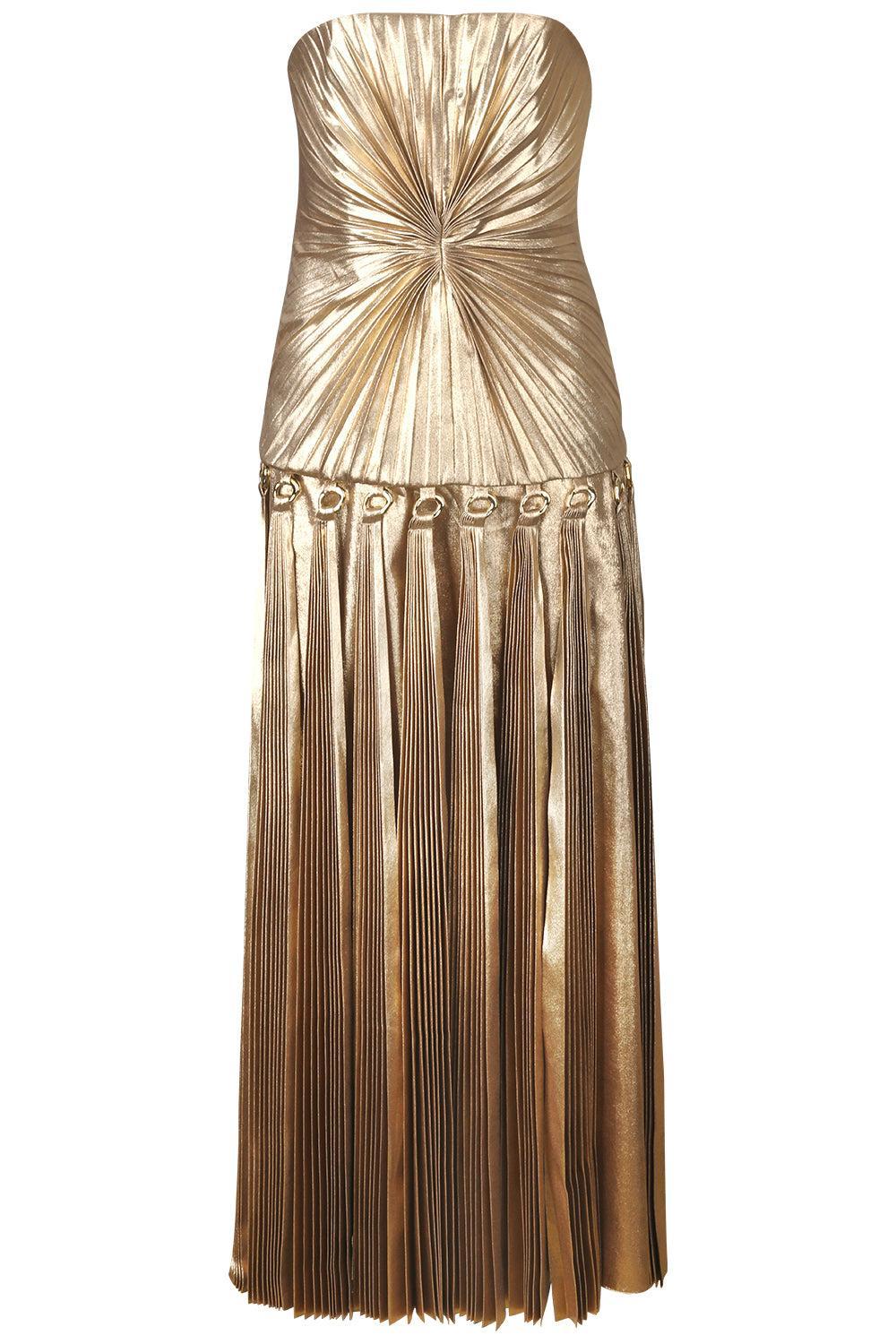 Fintry Maxi Dress-GOLD-2-CLOTHINGDRESSCOCKTAIL-ACLER