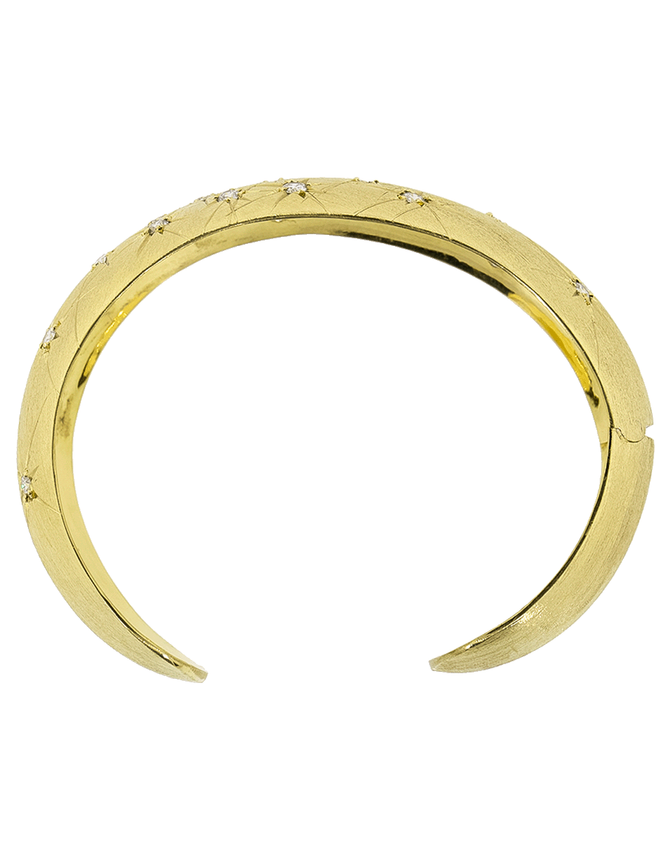 ADAM FOSTER-Diamond Constellation Star Cuff-YELLOW GOLD