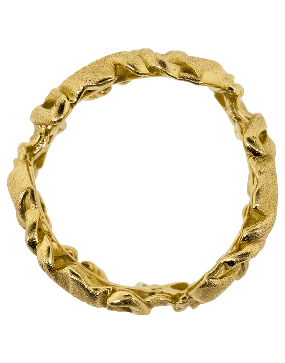 ADAM FOSTER-Plume Collection Feather Band Ring-YELLOW GOLD