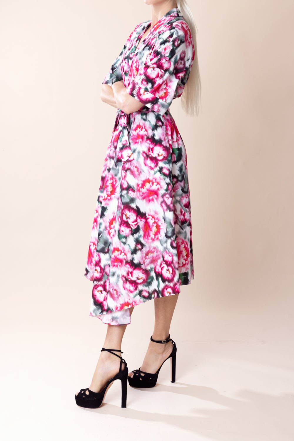 ADAM LIPPES-Printed Asym Dress-