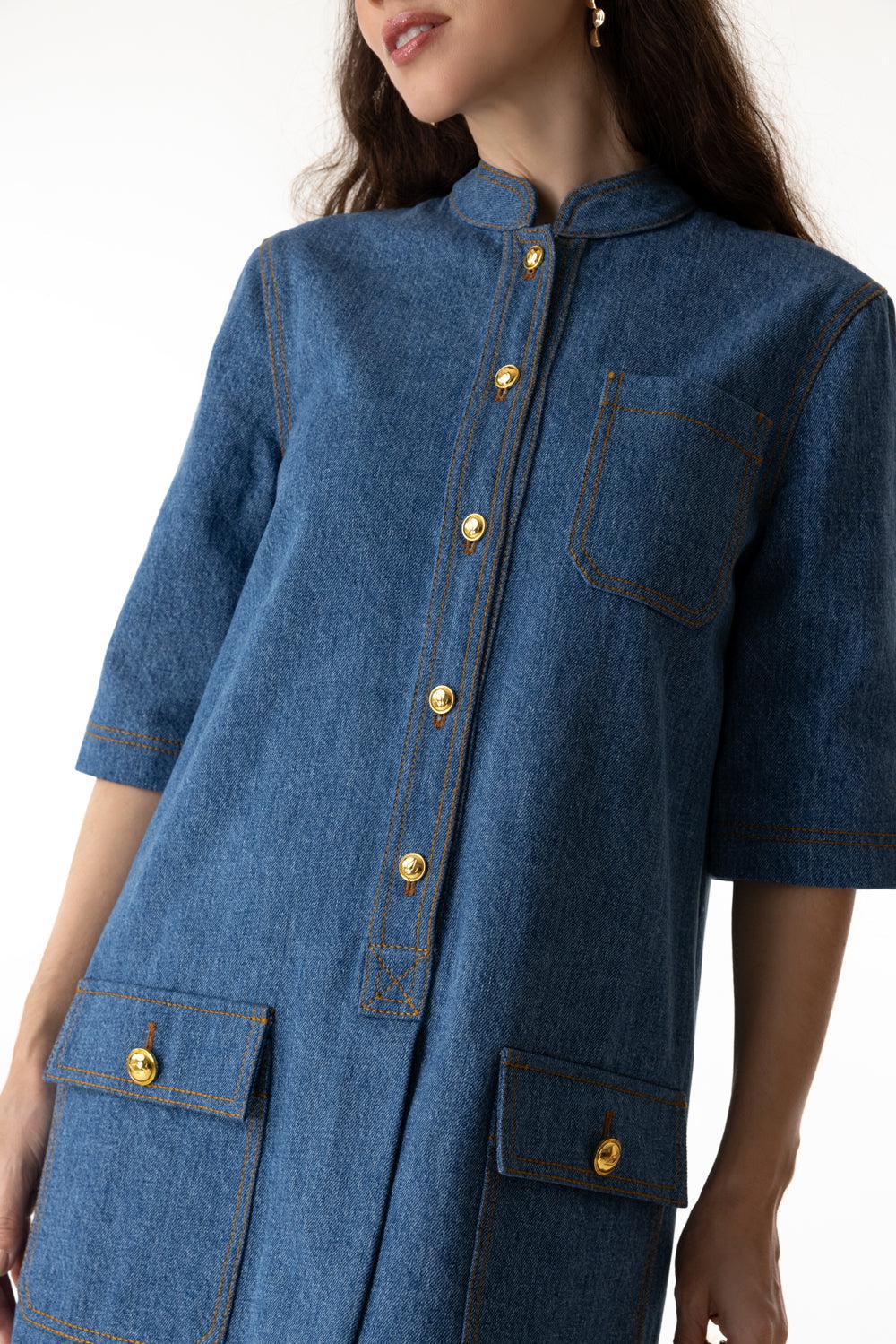 LAUDER DRESS-STNEWASH-2-CLOTHINGDRESSCASUAL-ADAM LIPPES