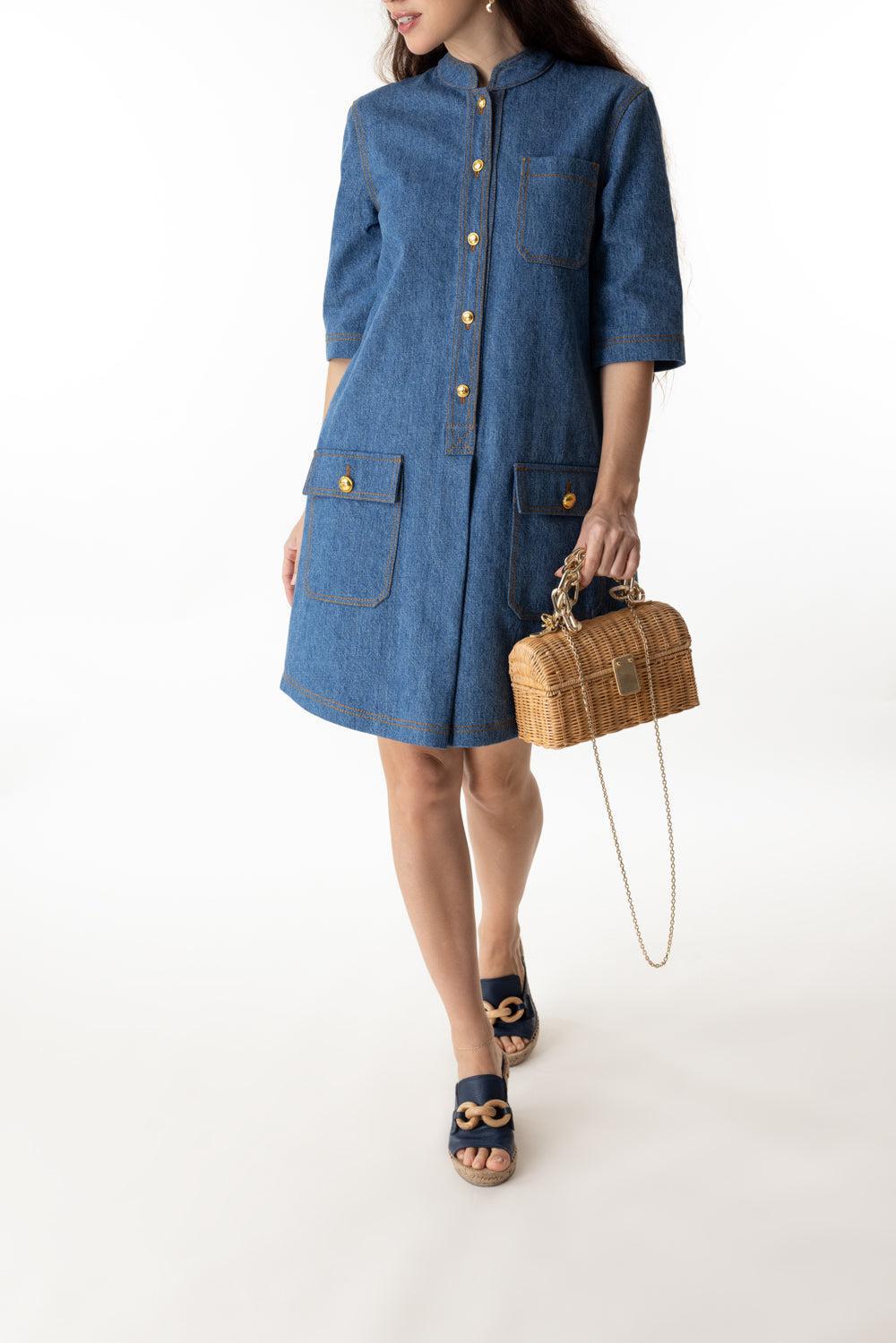 LAUDER DRESS-STNEWASH-2-CLOTHINGDRESSCASUAL-ADAM LIPPES