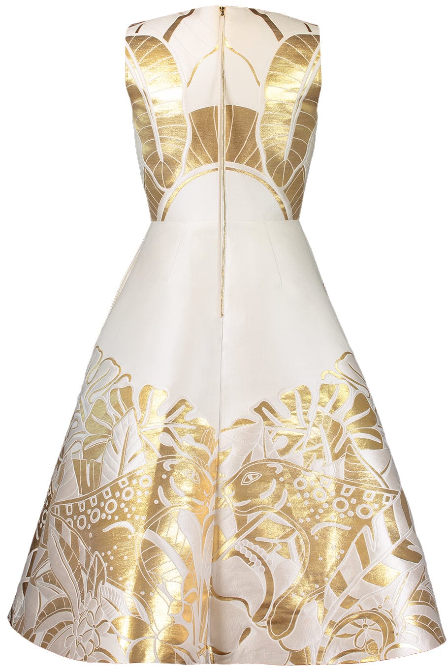 ADAM LIPPES-Fit & Flare Dress-