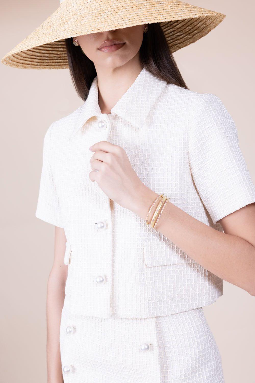 ADAM LIPPES-Cropped Marseille Jacket-