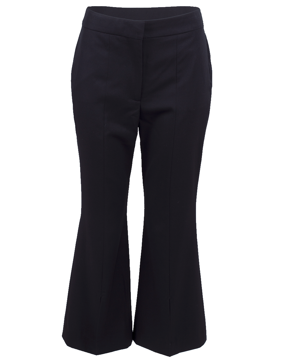 ADAM LIPPES-Tropical Wool Bell Crop Pant-