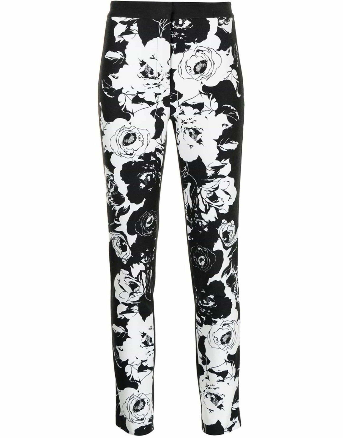 ADAM LIPPES-Floral Cigarette Pants In Printed Denim-