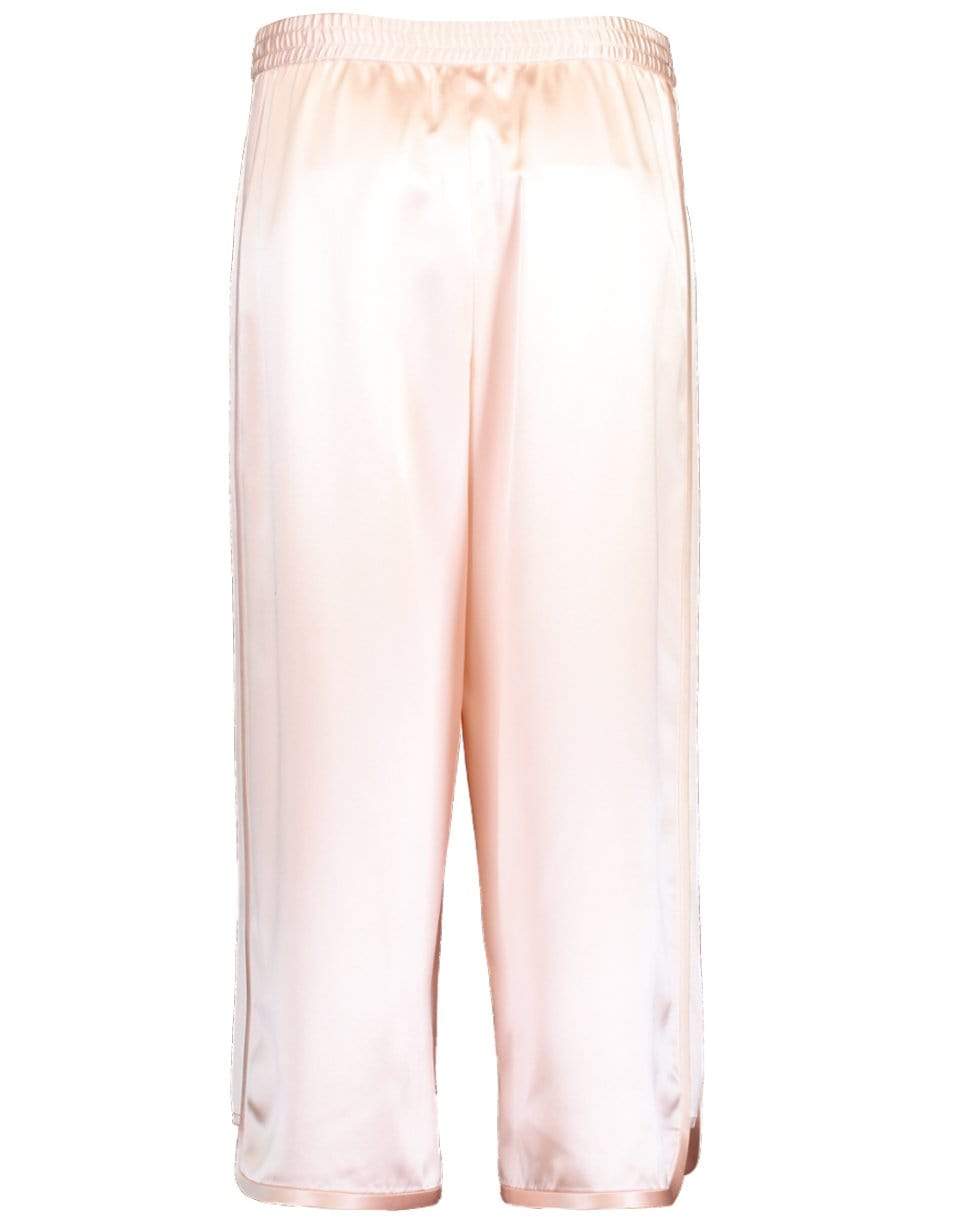 ADAM LIPPES-Blush Silk Charmeuse Track Pant-