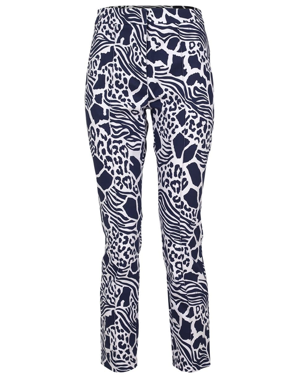 ADAM LIPPES-Print Twill Cigarette Pant-