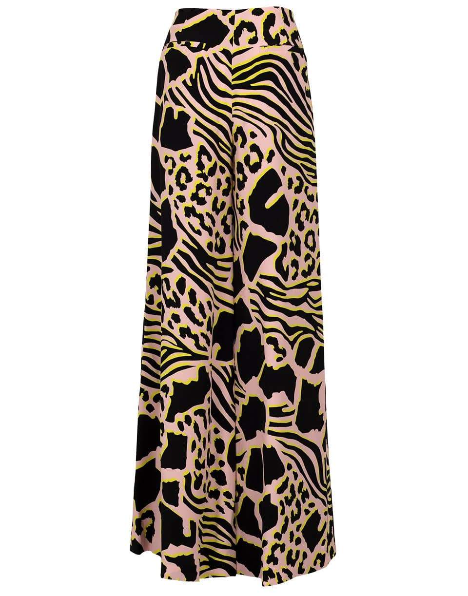 ADAM LIPPES-Side Zip Print Crepe Pant-