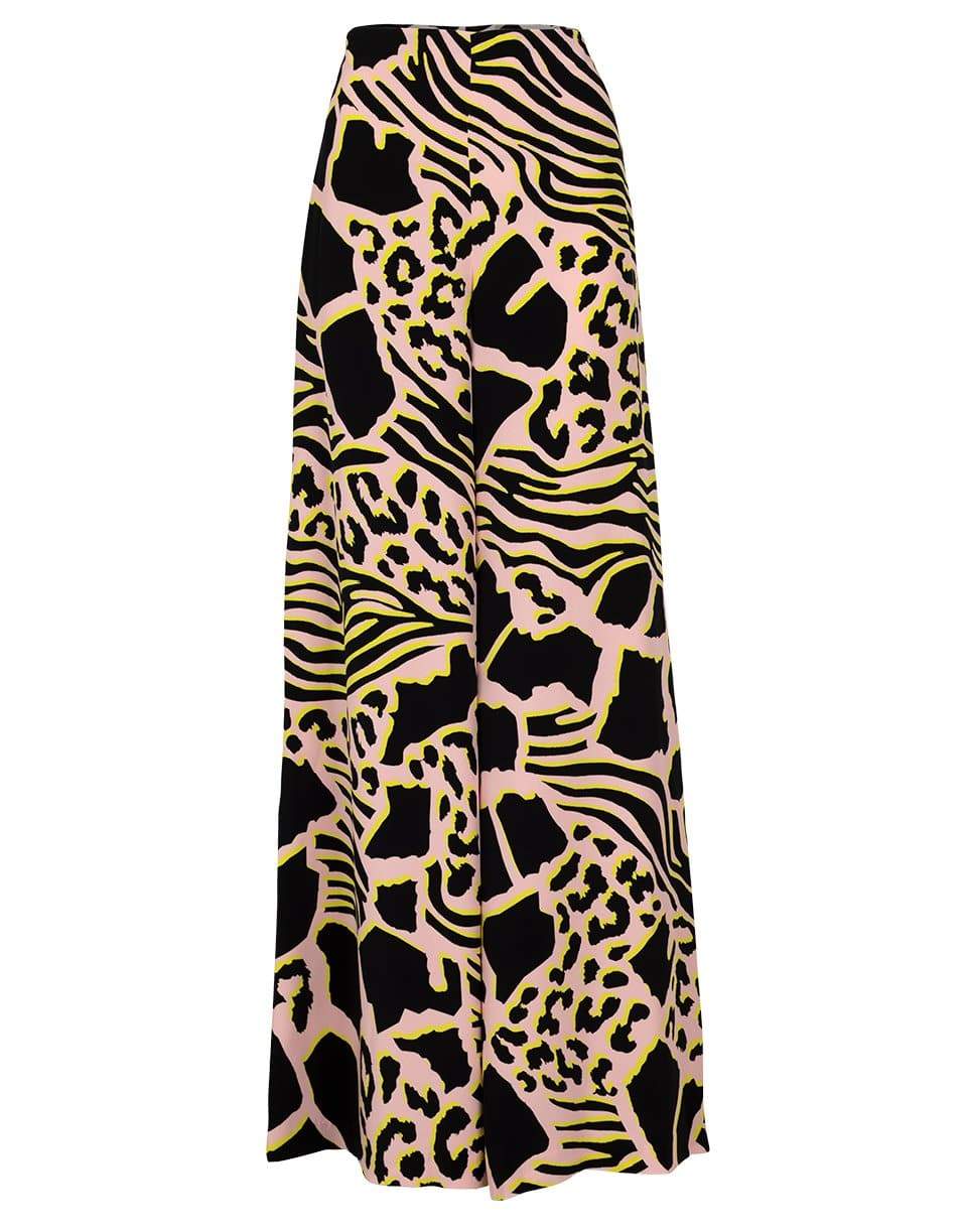 ADAM LIPPES-Side Zip Print Crepe Pant-