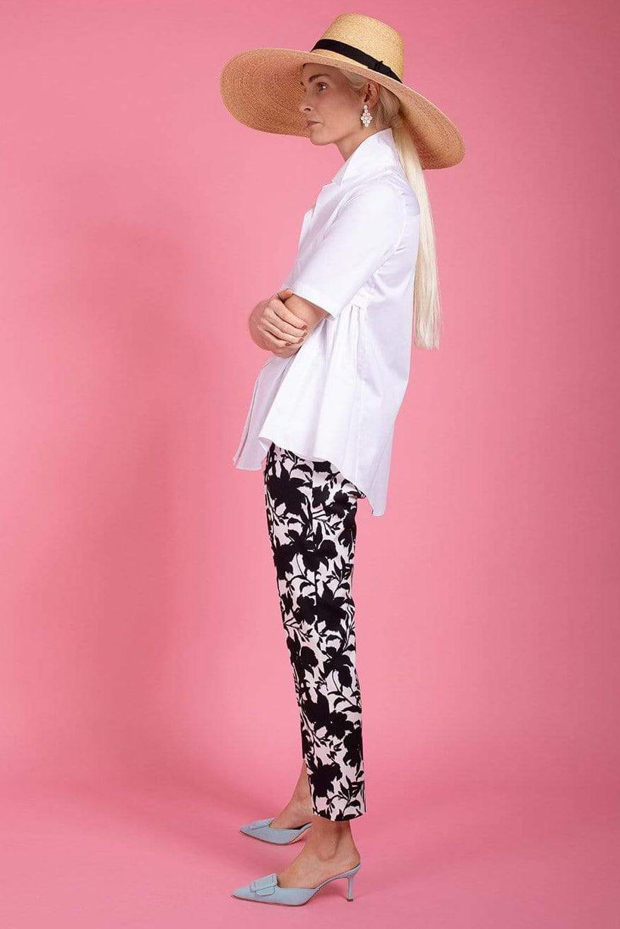 ADAM LIPPES-Floral Cigarette Pant-