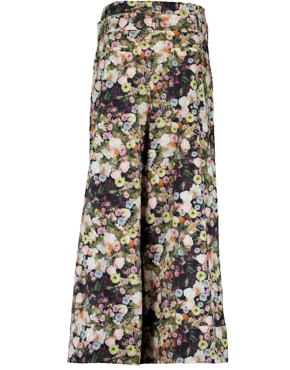 ADAM LIPPES-Floral Tie Waist Culotte-