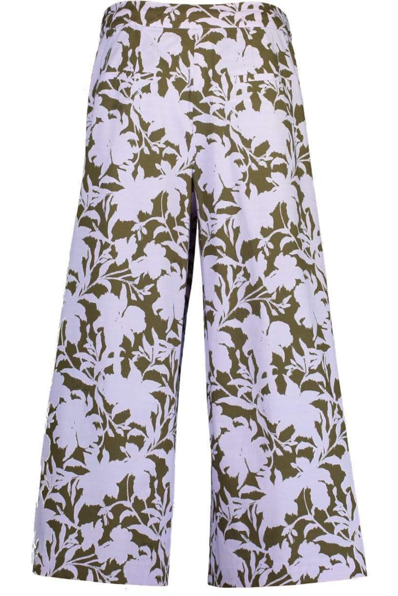 ADAM LIPPES-Pleat Front Culotte Floral Pant-