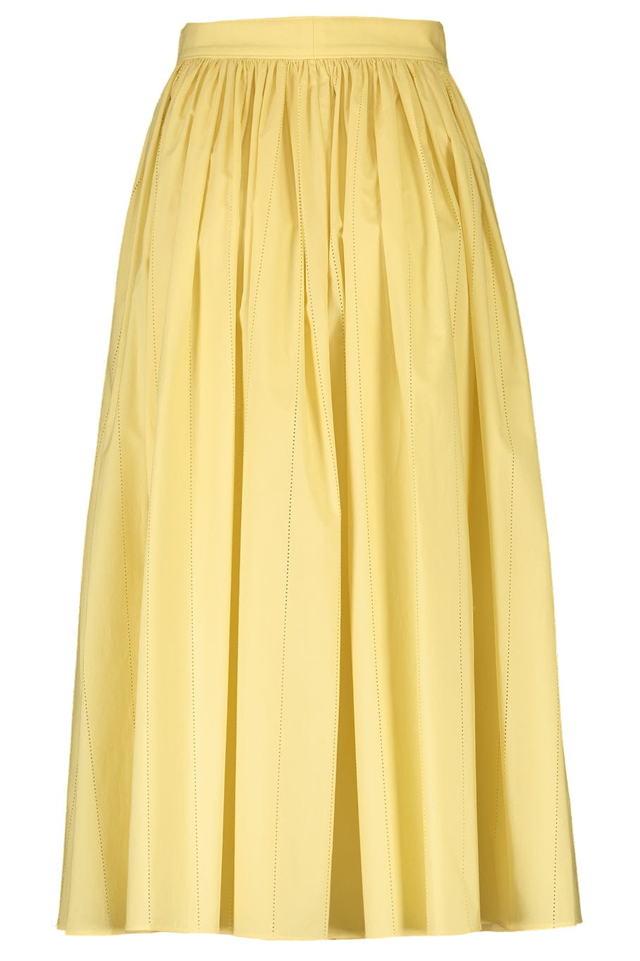ADAM LIPPES-Button Down A Line Skirt - Butter-