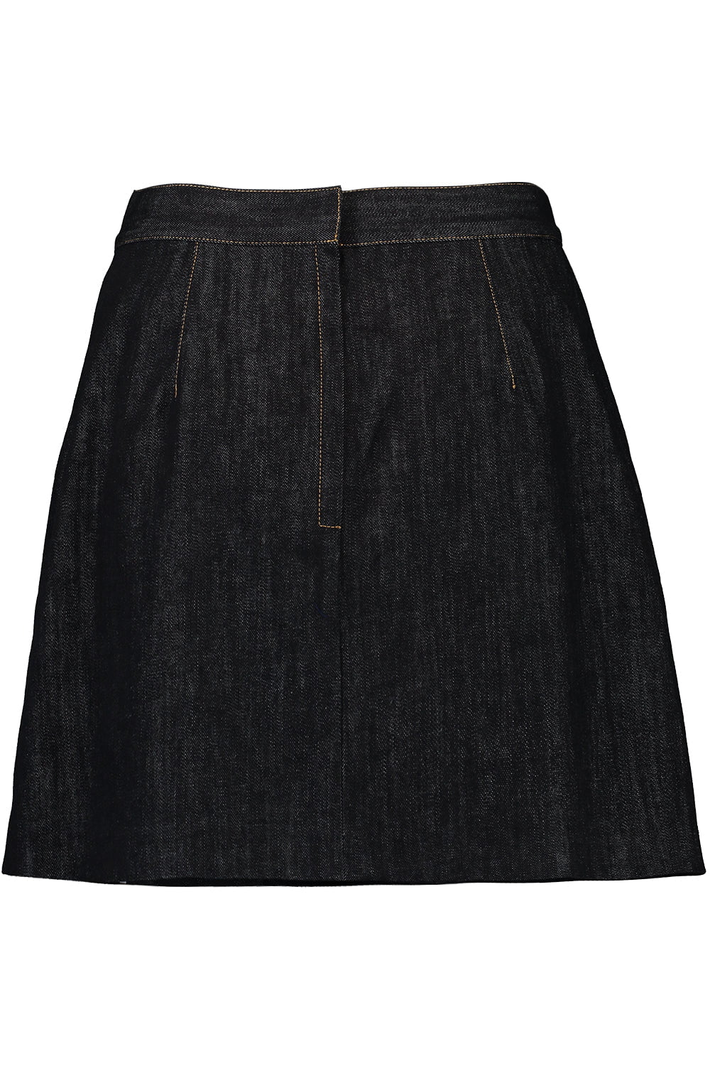 ADAM LIPPES-Button Mini Skirt-