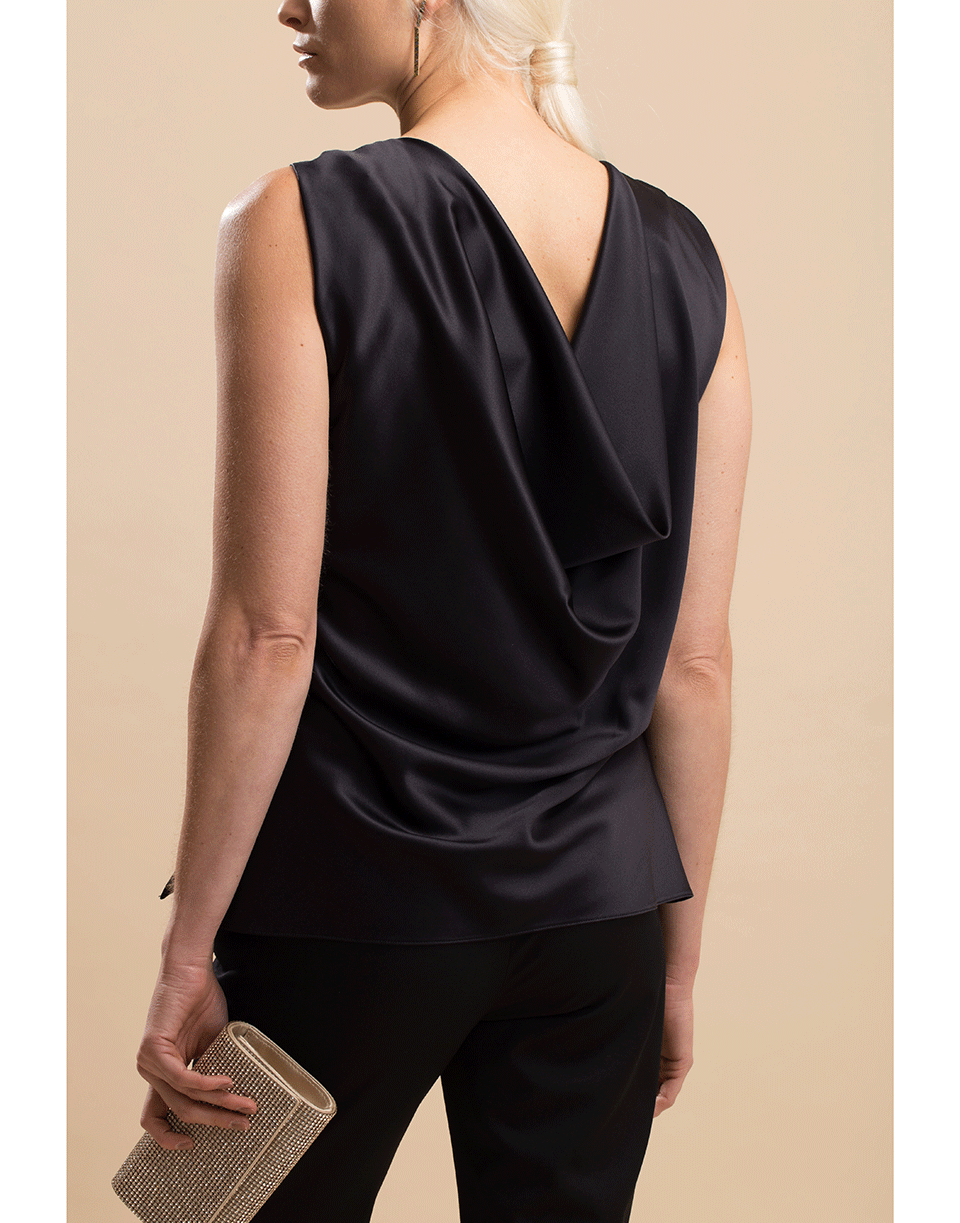 ADAM LIPPES-Cowl Back Shell Top-