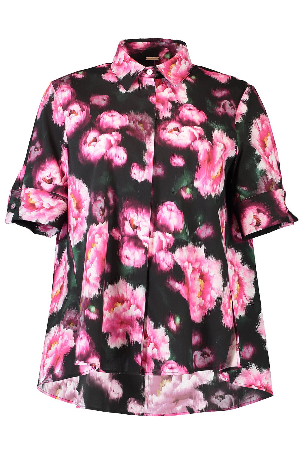ADAM LIPPES-Printed Trapeze Shirt-