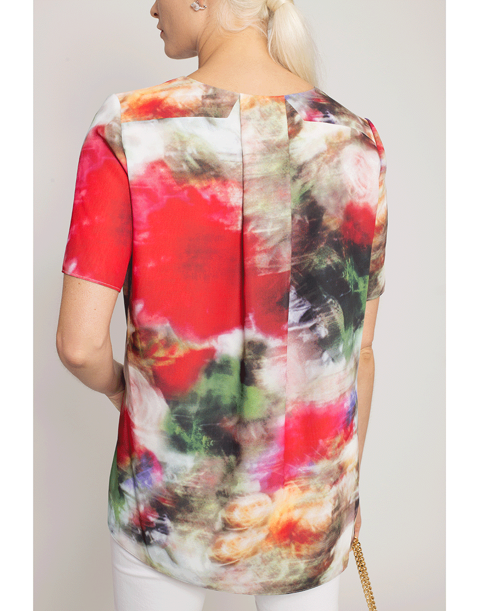 ADAM LIPPES-Multi-Floral Printed Tee-
