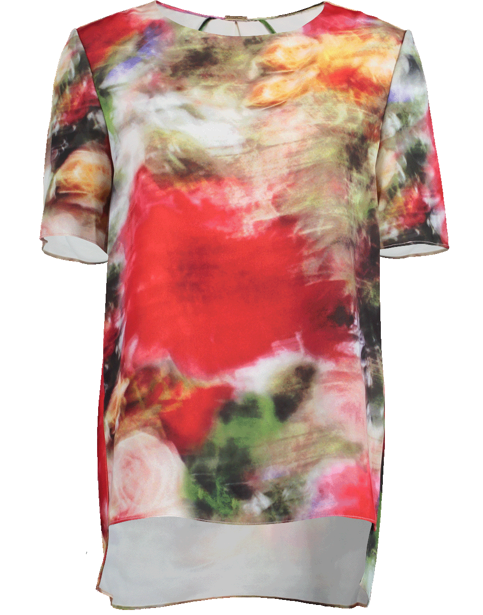 ADAM LIPPES-Multi-Floral Printed Tee-