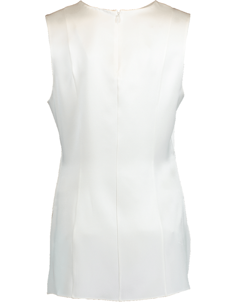 ADAM LIPPES-Sleeveless V-Neck Top-