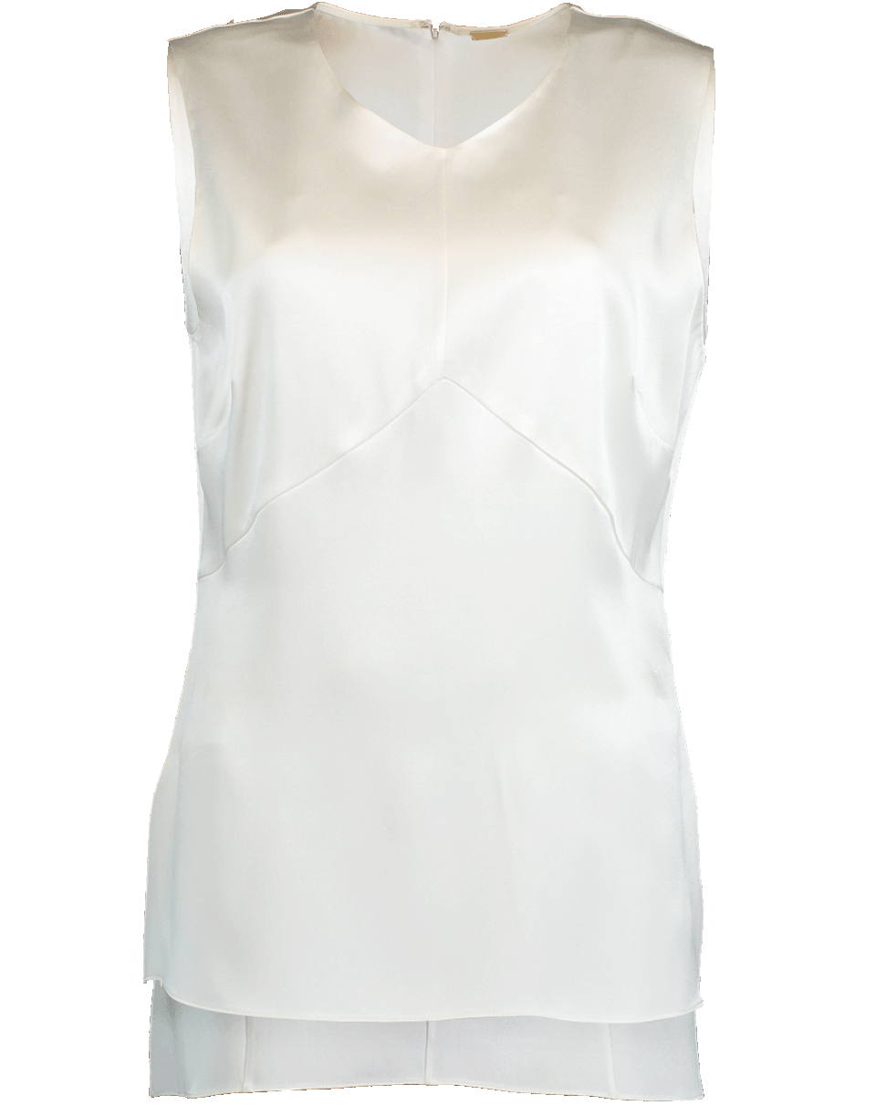 ADAM LIPPES-Sleeveless V-Neck Top-