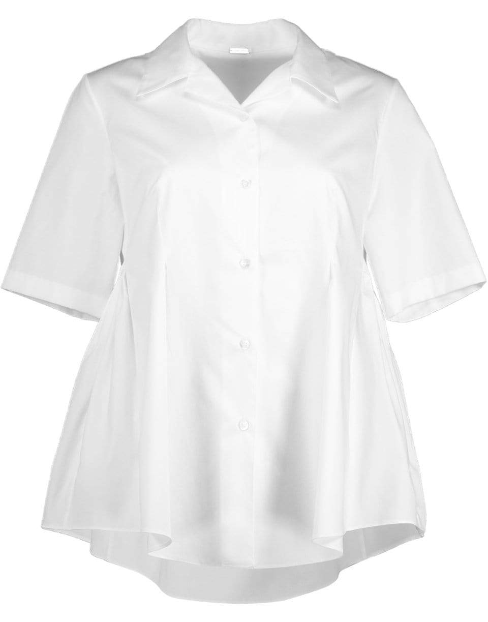 ADAM LIPPES-Short Sleeve Side Gathered Top-