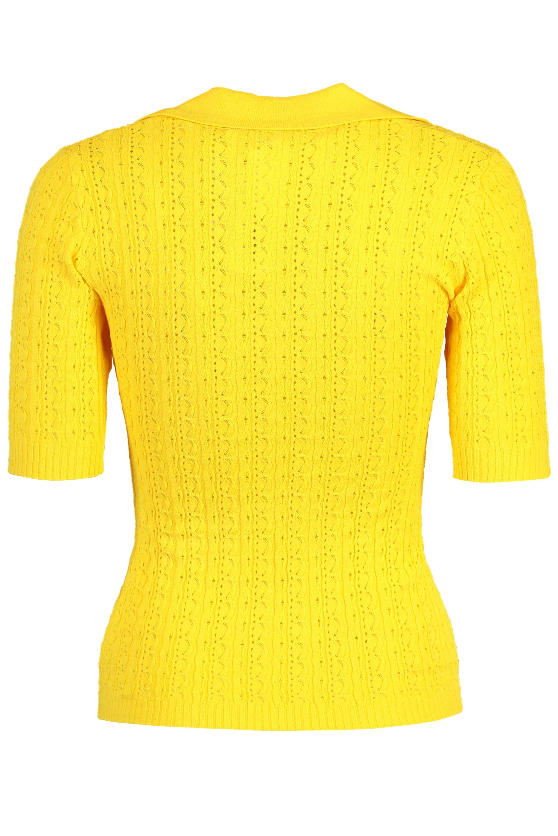 ADAM LIPPES-Short Sleeve Polo - Citron-