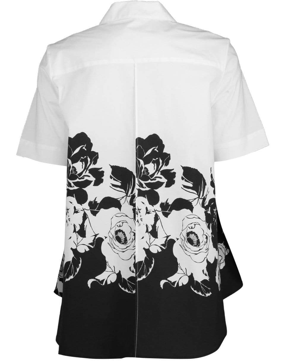 ADAM LIPPES-Printed PoplinTrapeze Top-