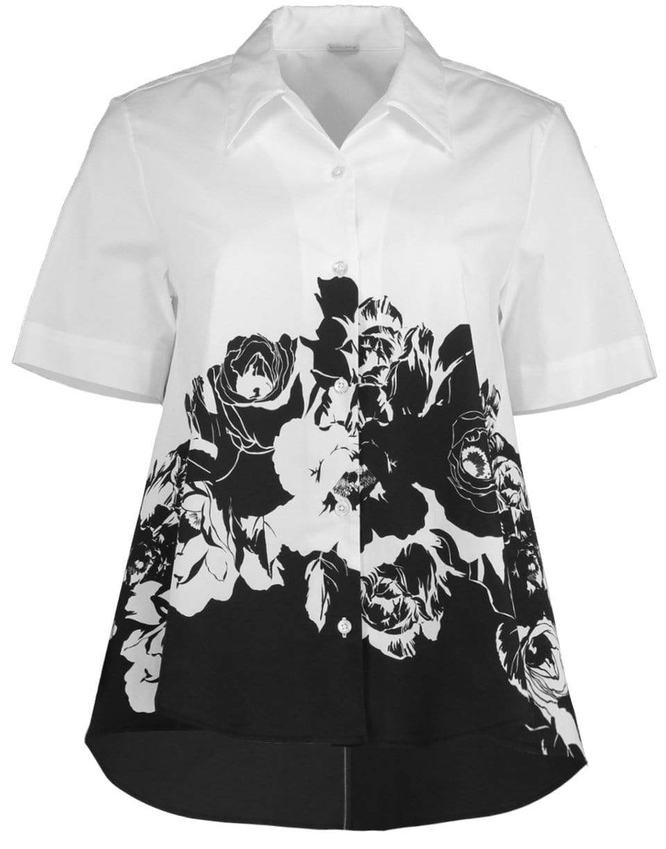 ADAM LIPPES-Printed PoplinTrapeze Top-