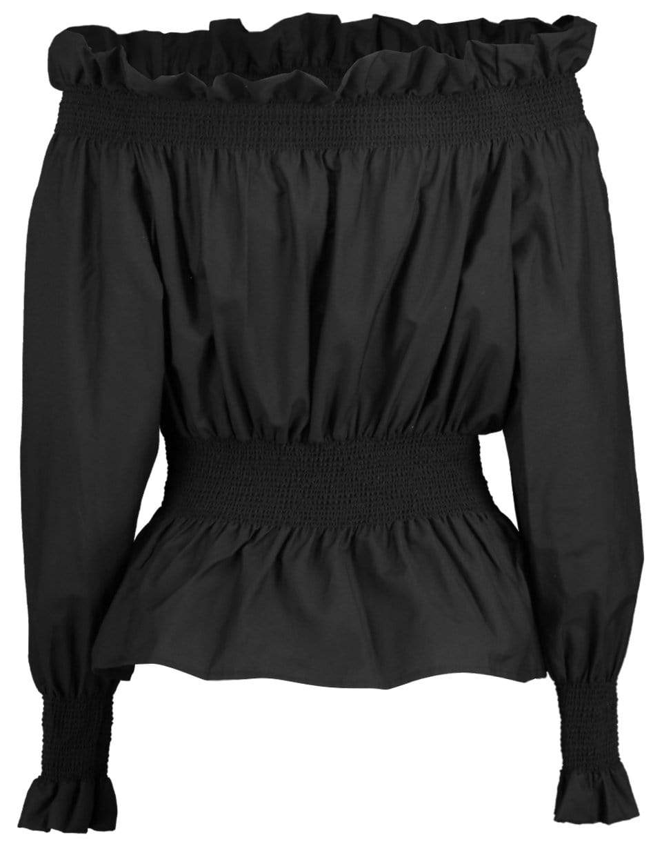 ADAM LIPPES-Smocked Off The Shoulder Top-