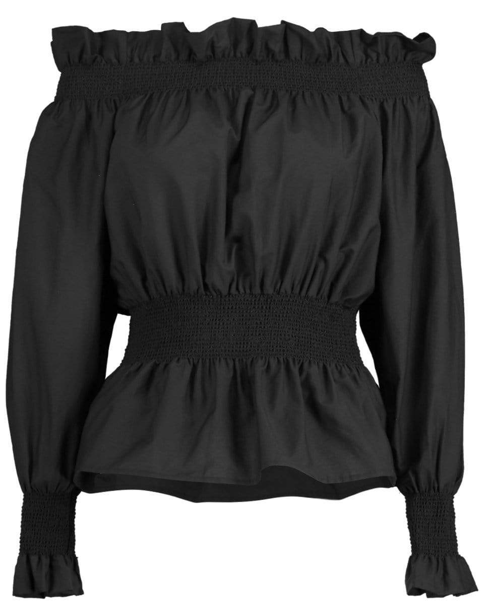 ADAM LIPPES-Smocked Off The Shoulder Top-