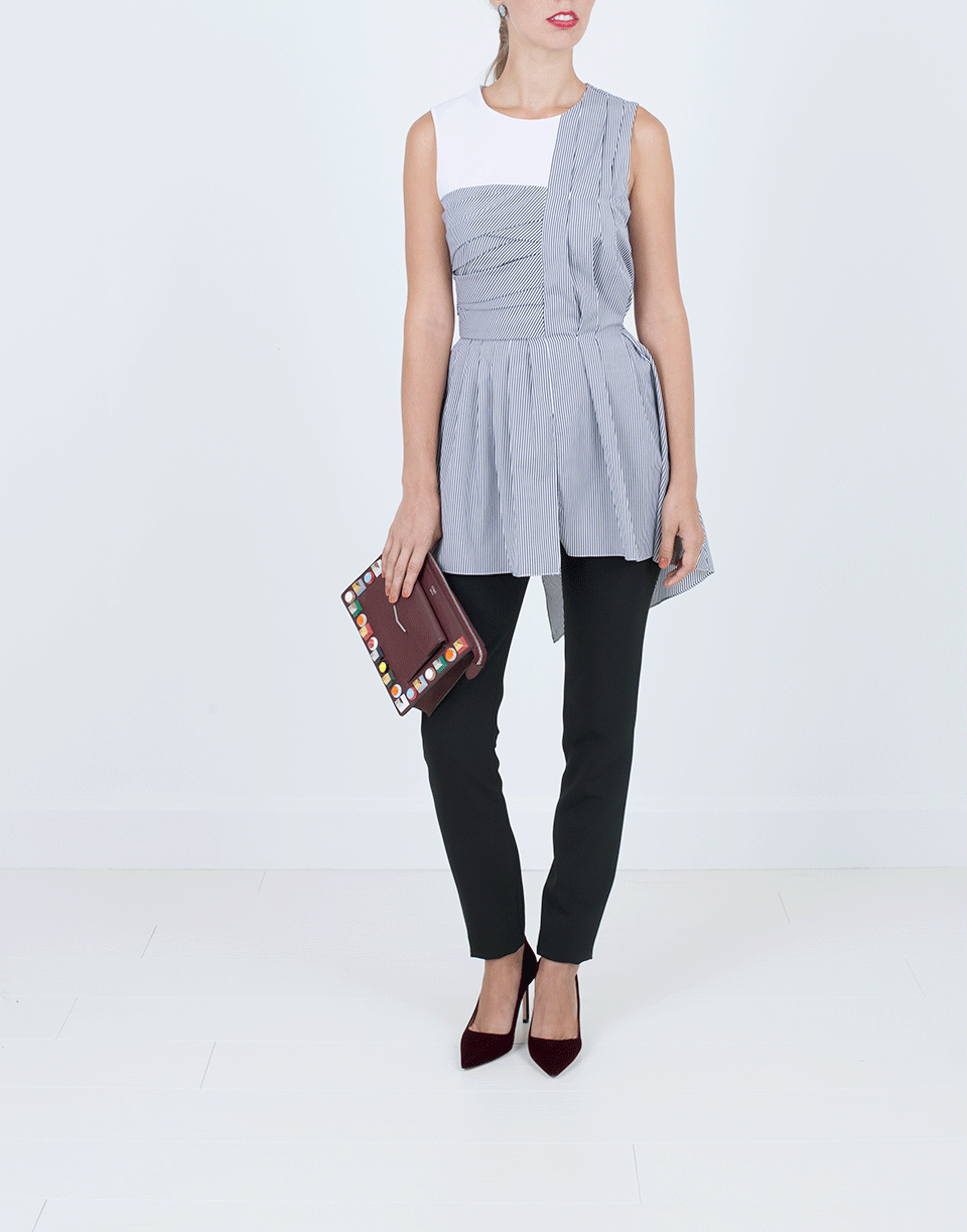 ADAM LIPPES-Pleated Top-