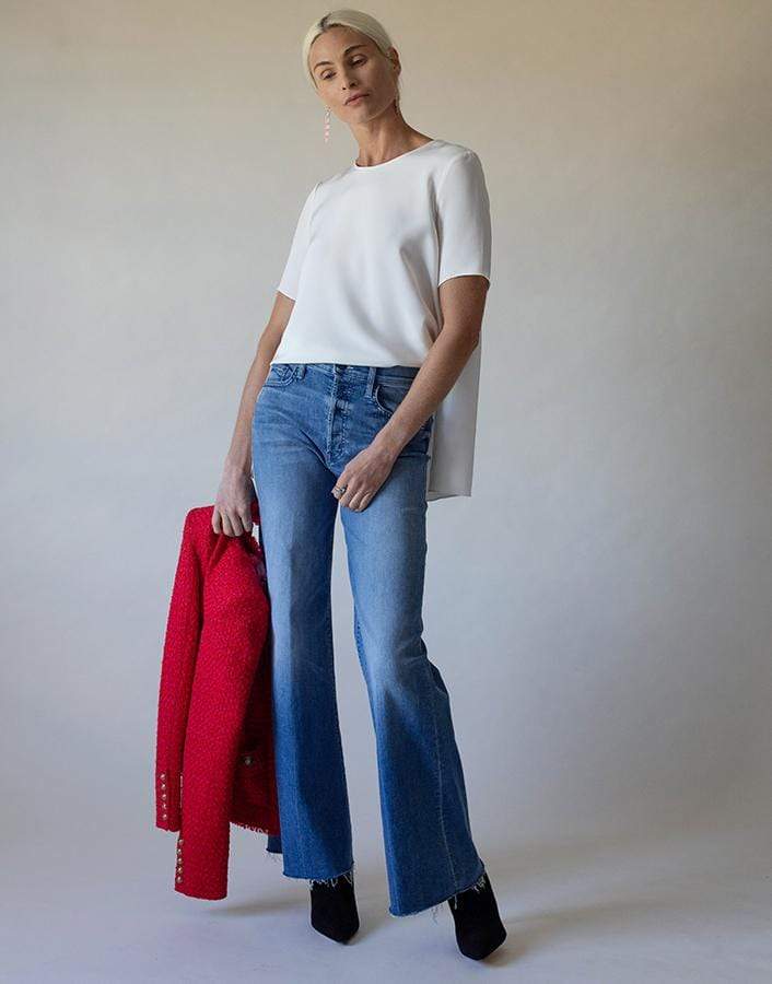 ADAM LIPPES-Silk Crepe Top-