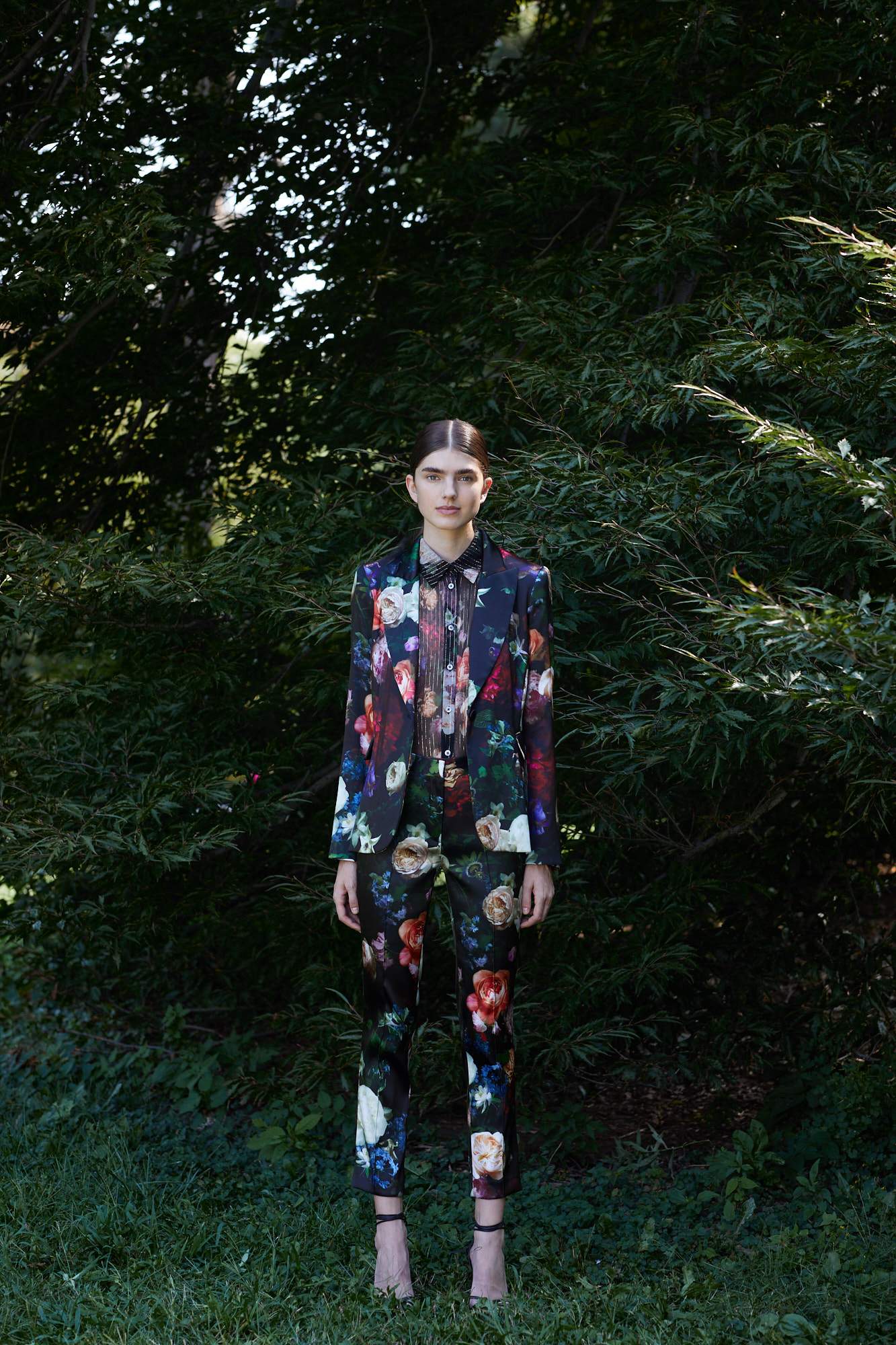 ADAM LIPPES-Hawiian Trapeze Top-