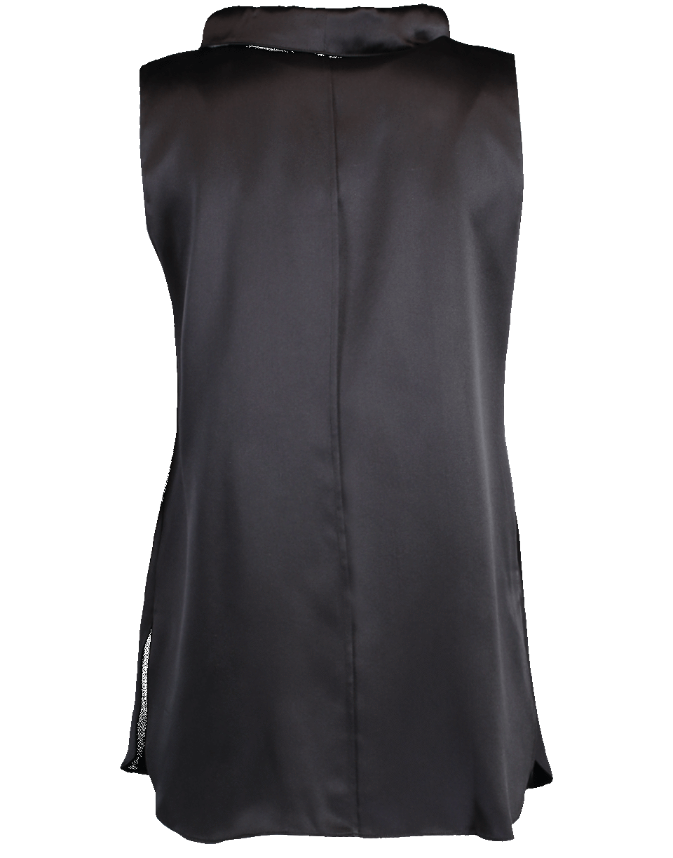 ADAM LIPPES-Silk Cowl Neck Blouse-