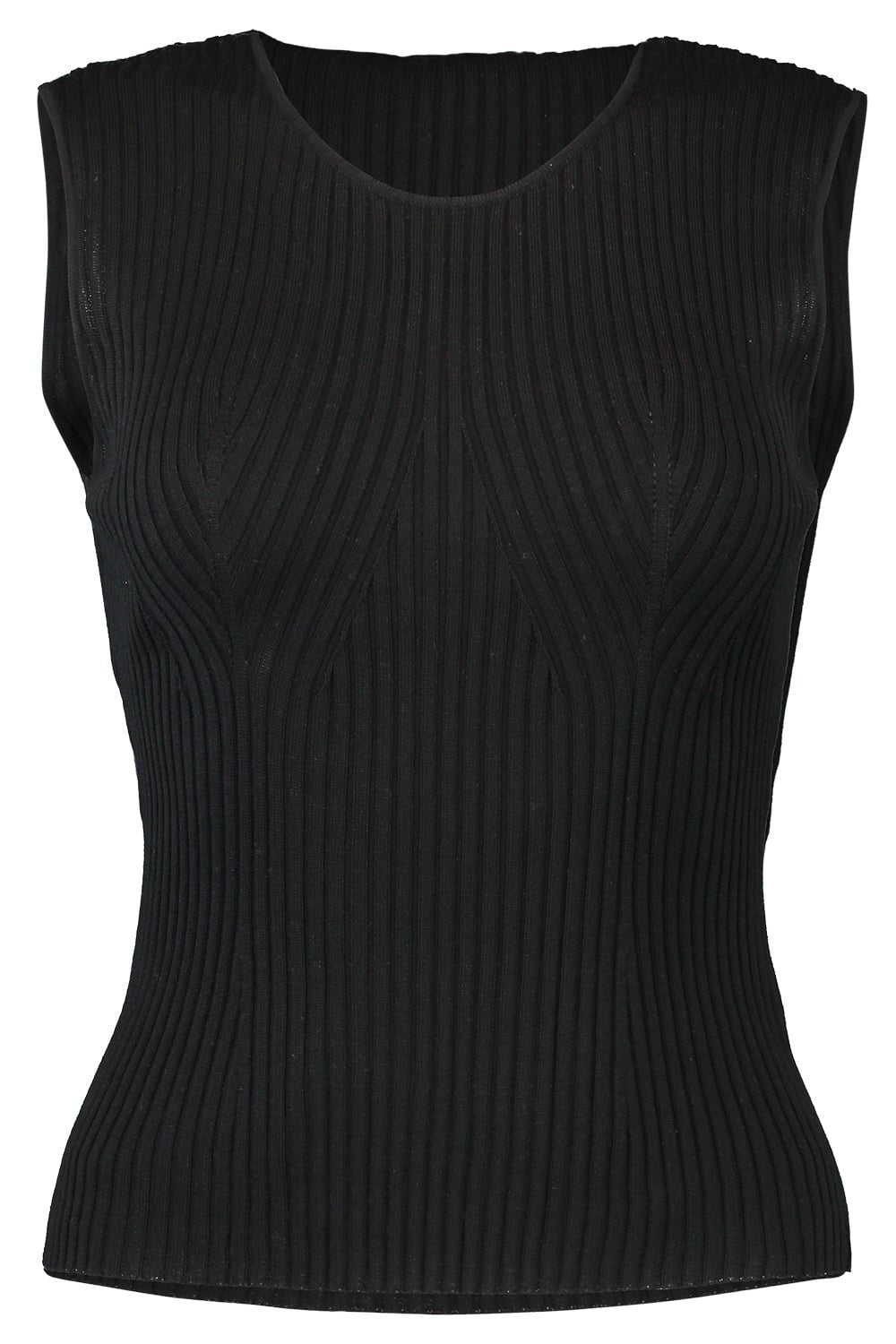 ADAM LIPPES-Ribbed Knit Shell-