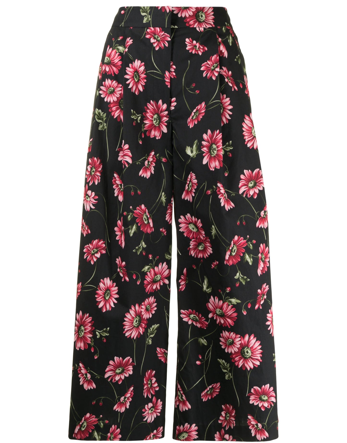 ADAM LIPPES-Pleat Front Culotte In Printed Poplin-