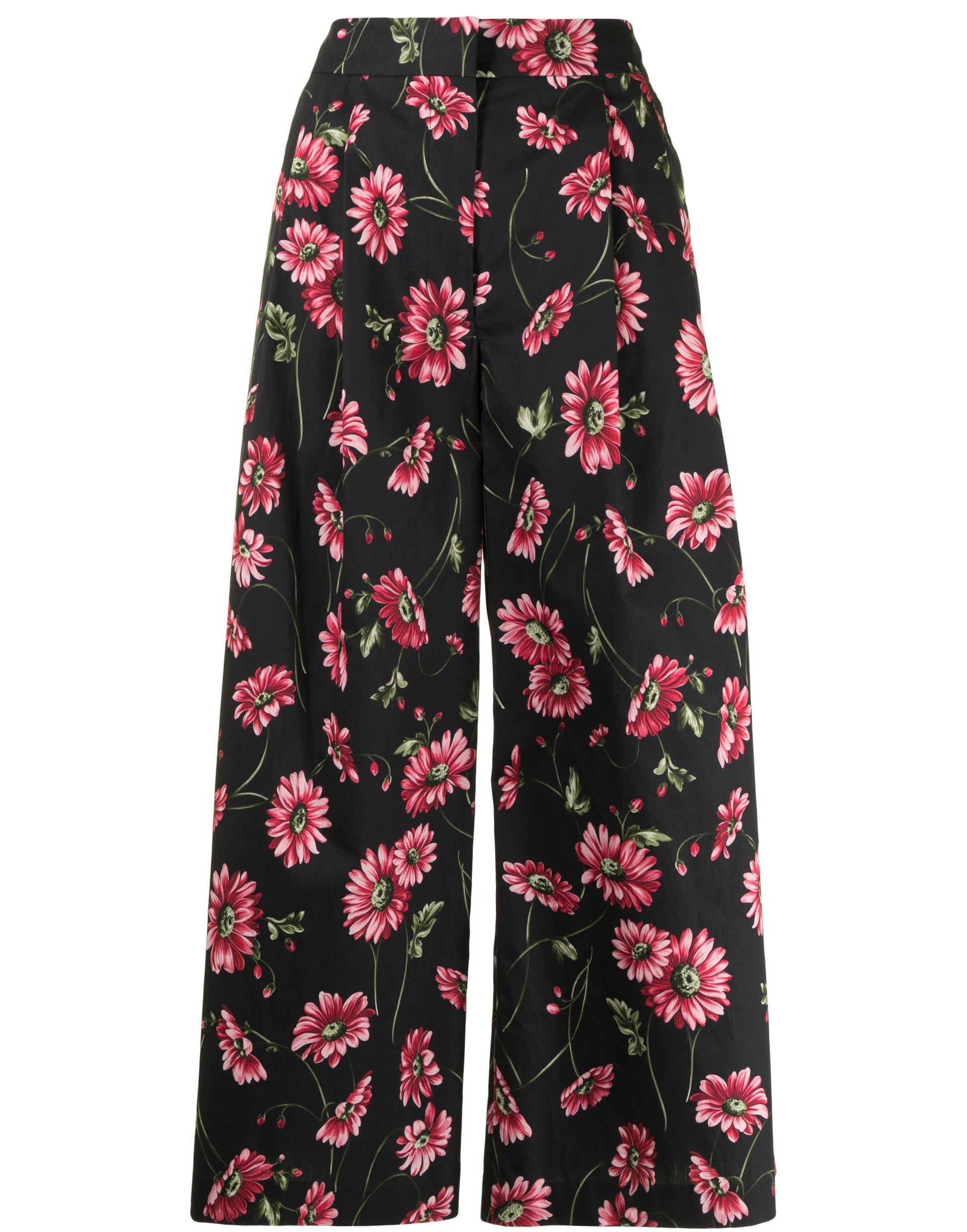 ADAM LIPPES-Pleat Front Culotte In Printed Poplin-